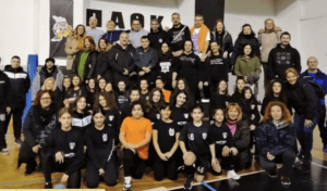 Η κοπή πίτας των ακαδημιών χάντμπολ Γυναικών του ΠΑΟΚ