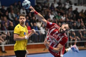 2ος τελικός Handball Premier: Ολυμπιακός – ΑΕΚ (17/5 – 19:30)