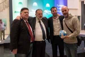 Αντιπροσωπεία του ΔΣ της ΟΧΕ στην ομιλία του Τάσου Χειβιδόπουλου στο Άργος
