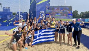 Πρώτη νίκη στους Ευρωπαϊκους Αγώνες για την Εθνική Beach Handball