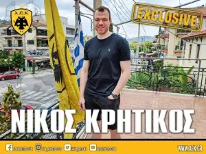 Κρητικός: “Είναι τιμή και πρόκληση να αγωνίζεσαι στην ΑΕΚ”