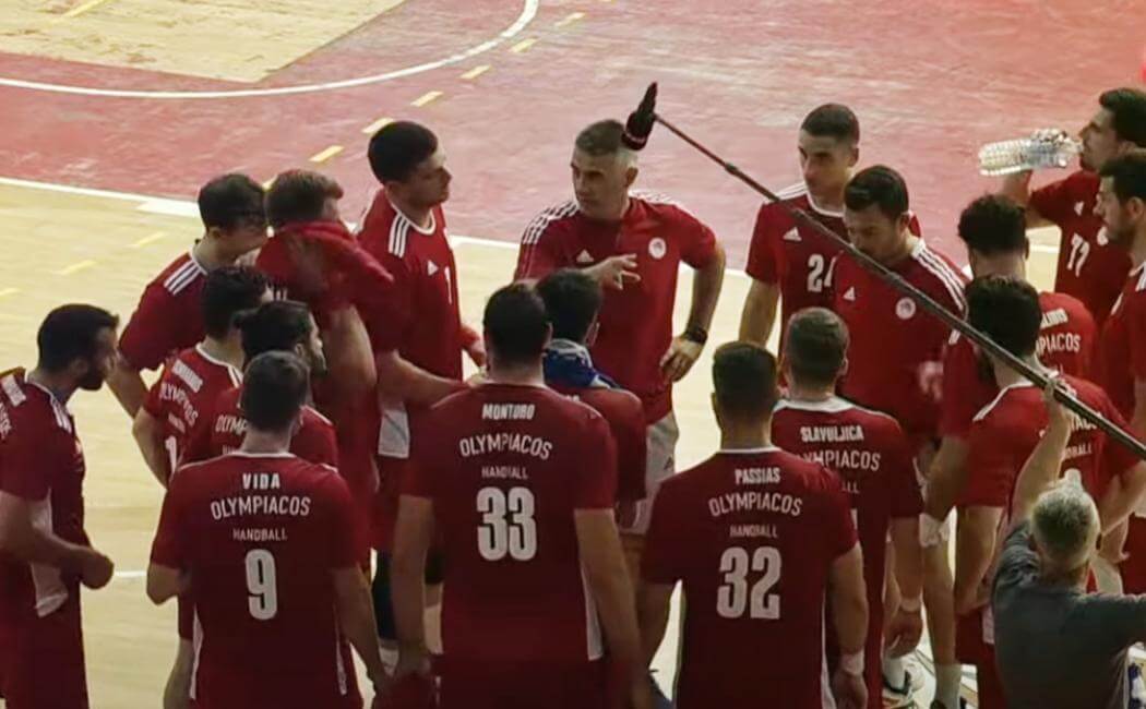 Νίκη (34-31) του Ολυμπιακού επι της Οχρίδας